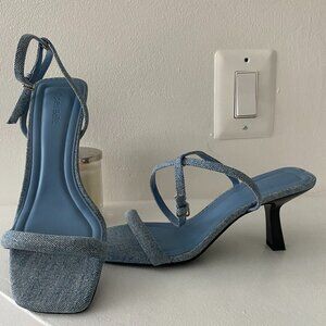 Stylish Blue Denim Women's Sandals